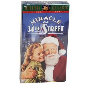 Miracle On 34th Street Holiday Classic Maurine O'Hara (1947)VHS Factory Sealed